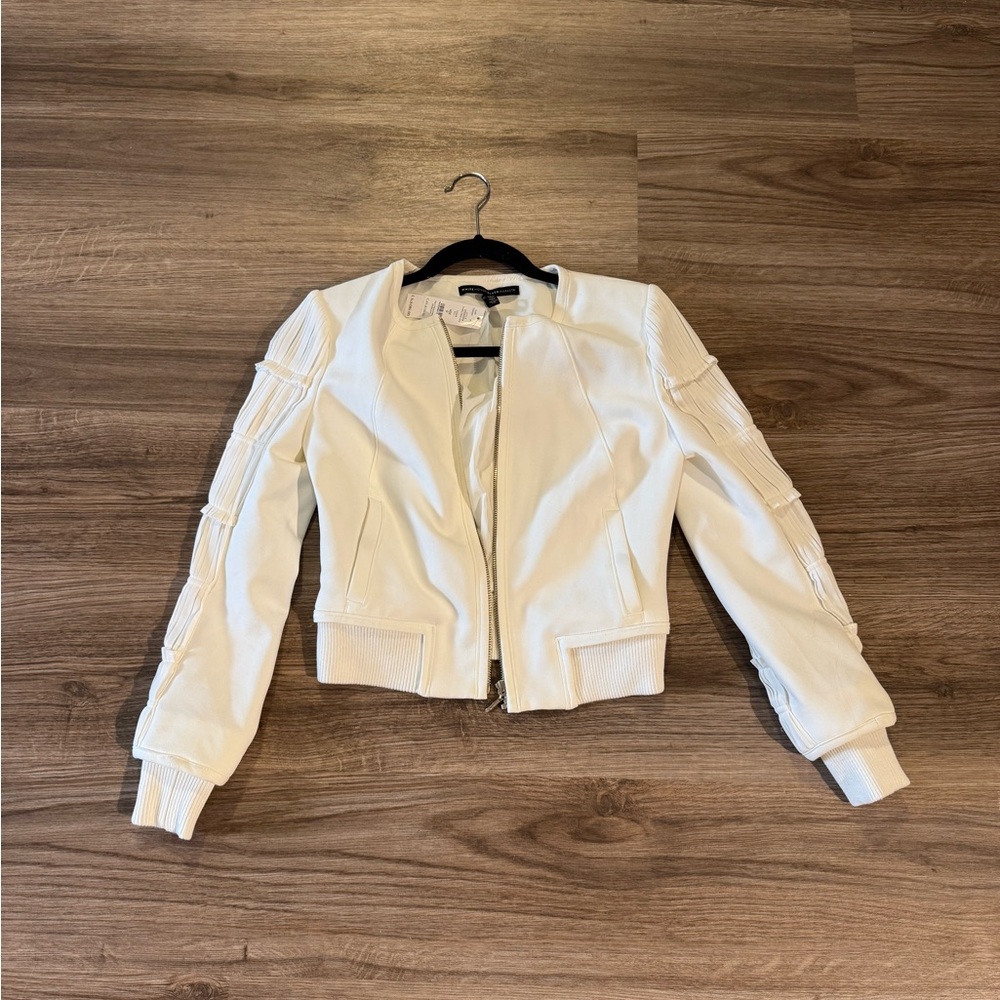 White House Black Market Novelty Sleeve Jacket
